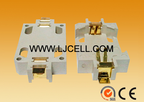 BS-2032-6&nbsp;镀金电池座