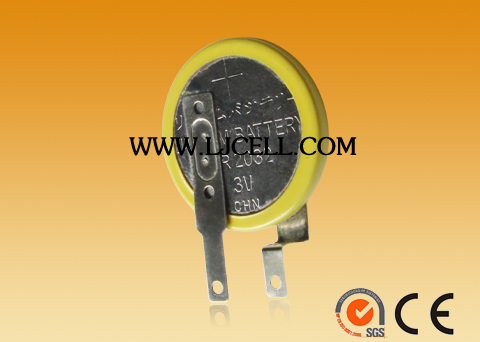 CR2032立式焊脚电池