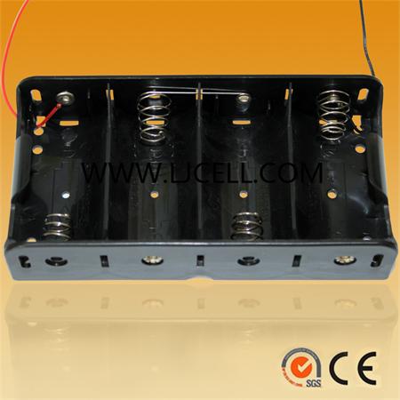 1号4节4xD电池盒