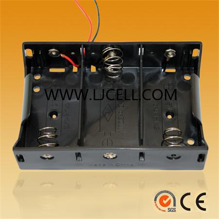 1号3节3xD电池盒