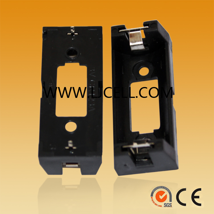 CR123A电池盒带两根针脚