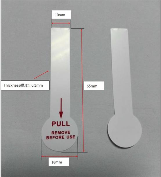 white&nbsp;AAA&nbsp;battery&nbsp;pull&nbsp;tab