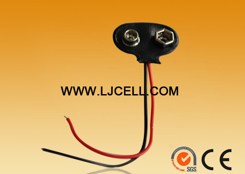 T字型软皮9V电池扣