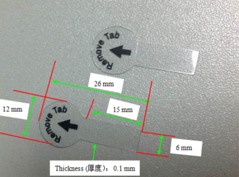 CR2032&nbsp;AG13&nbsp;battery&nbsp;pull&nbsp;tabs