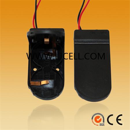 CR2032电池盒3V或6V带盖带开关